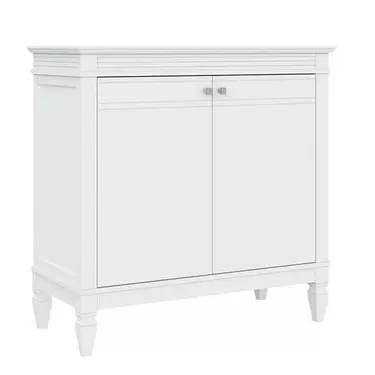   Комод с 2 полками Ольса 220 (белый лак)  