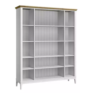 Стеллаж «Квадро-С» 40-205 (белый лак-антик 24)