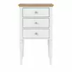 Тумба деревянная Ольса 03-46 (белый лак-антик 24)