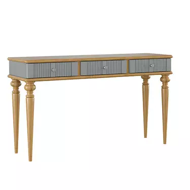 Стол туалетный "Рандеву" 03 (сосна)(серый 7042-антик 24)