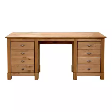 Стол письменный "Рауна" 08 2-х тумбовый (бейц/масло)