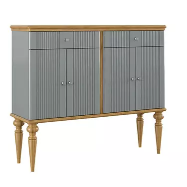 Тумба «Рандеву» 42  (белый лак/антик 24) 