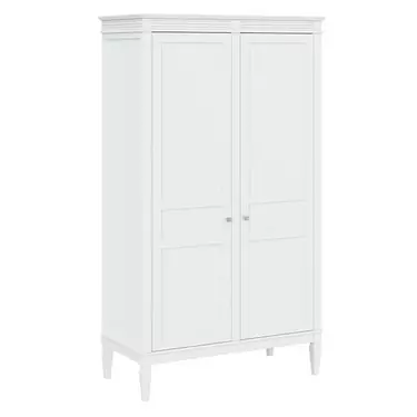 Шкаф для одежды "Ольса" 02 (белый лак)