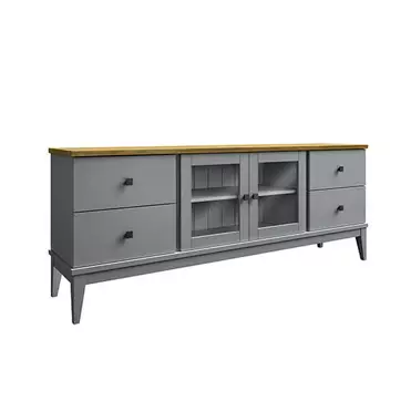 Тумба ТВ 180 «Бон Вояж» 24 (серый 7042-антик 24)