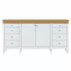 Комод Ольса 428 (белый лак/антик 24)
