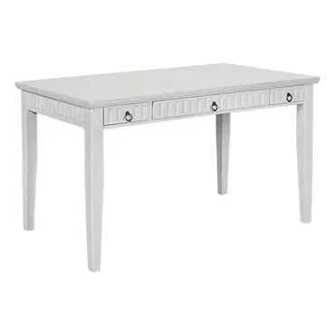 Стол письменный с ящиками белый "Хельсинки" (белый воск)