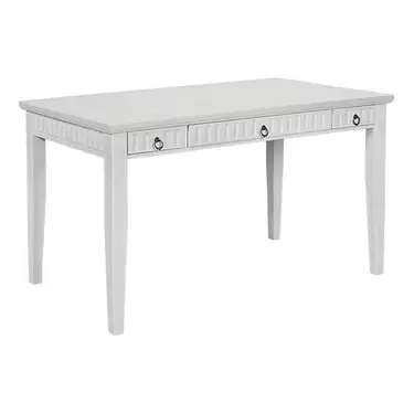 Стол письменный с ящиками белый "Хельсинки" (белый воск)