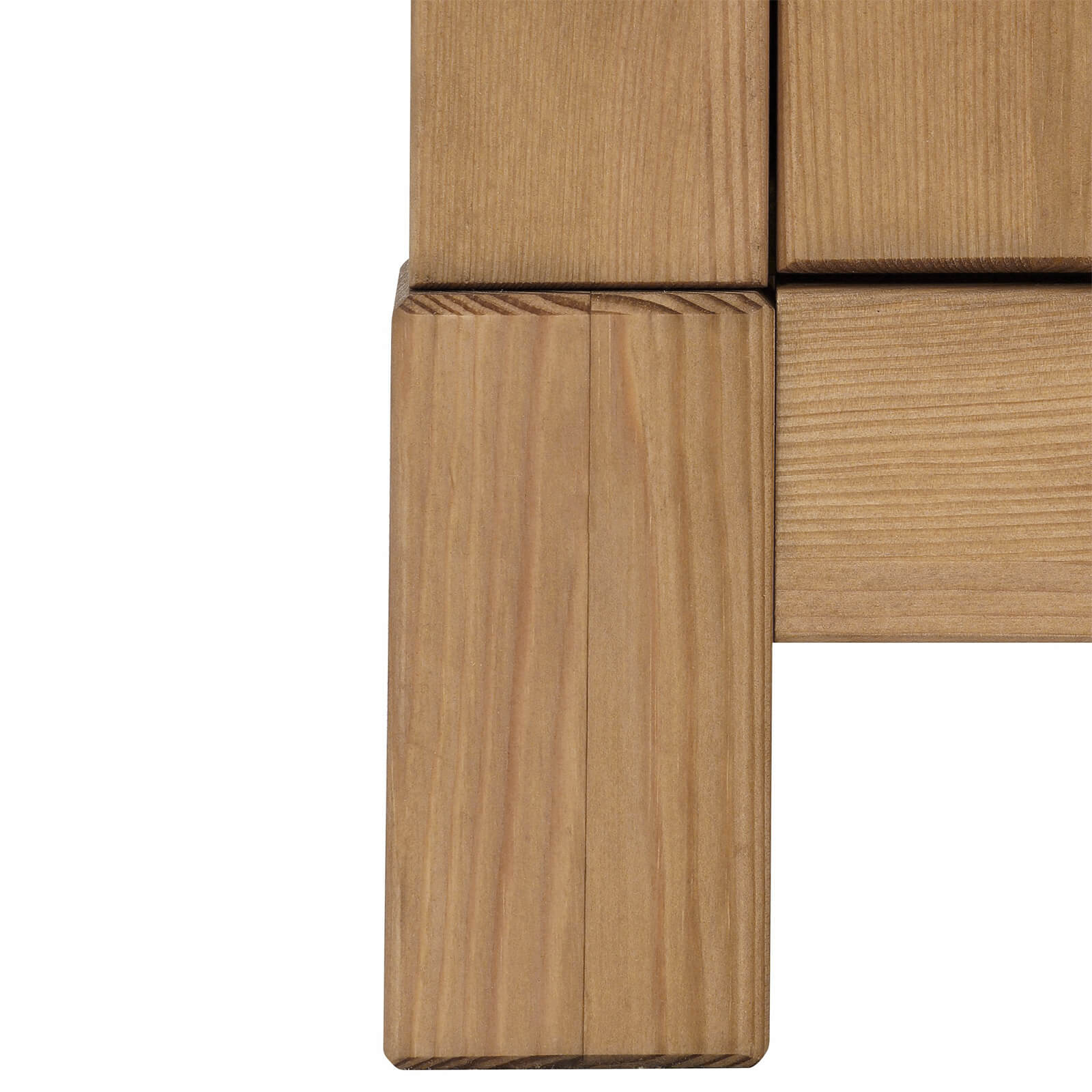 Стол письменный 4 ящика "Рауна" 04 1-тумбовый (бейц/масло)