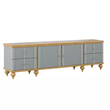 Тумба ТВ "Рандеву" 024 (серый 7042/антик 24)