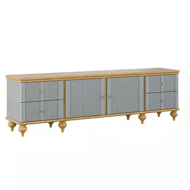 Тумба ТВ "Рандеву" 024 (серый 7042/антик 24)