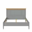 Кровать массив "Ольса" 180 (серый 7042/антик 24)