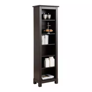 Шкаф книжный с 6 полками "Рауна" 00 (колониал)