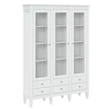 Стеллаж "Ольса" 303/006 (белый лак)