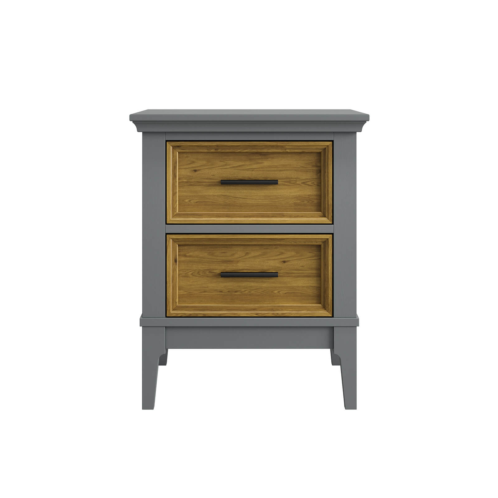 Тумба прикроватная «Квадро-С» 02 (серый 7042-антик 24)