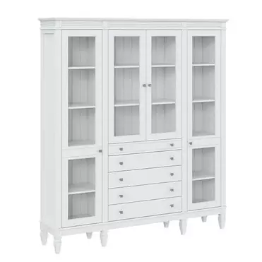 Стеллаж "Ольса" 422/014 (белый лак)