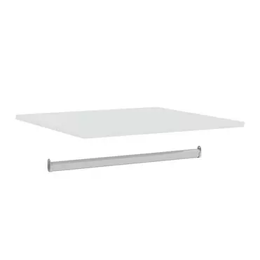 Полка + штанга к шкафу "Ольса" (белый лак)