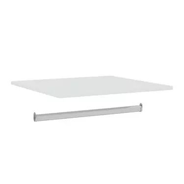 Полка + штанга к шкафу "Ольса" (белый лак)