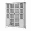 Шкаф для книг «Квадро-С» 422С (белый лак)