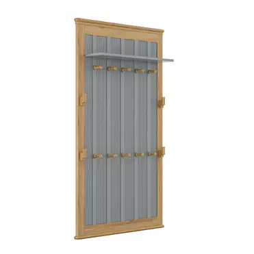 Вешалка «Рандеву» 160 сосна (серый 7042/антик 24)