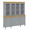 Буфет "Ольса" 440/424 (серый 7042/антик 24)