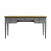 Стол письменный "Ольса-С" 005 (серый 7042-антик 24)