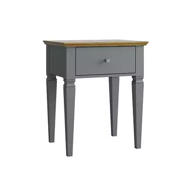 Тумба прикроватная "Ольса-С" 01 (серый 7042-антик 24)