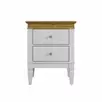 Тумба прикроватная "Ольса-С" 02 (белый лак-антик 24)