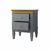 Тумба прикроватная "Ольса-С" 02 (серый 7042-антик 24)