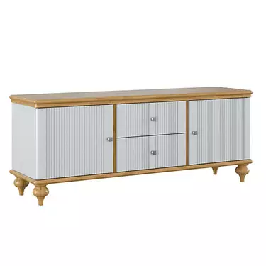 Тумба ТВ "Рандеву" 22 (белый лак/антик 24)