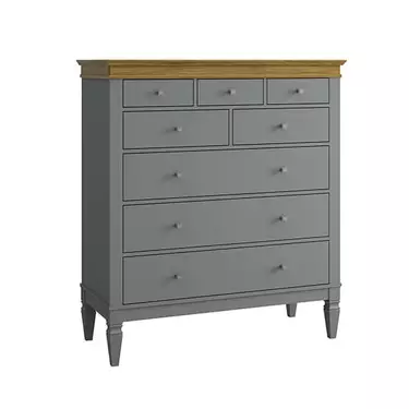 Комод "Ольса-С" 323 (серый 7042-антик 24)