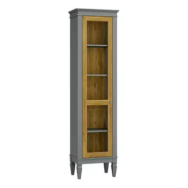 Шкаф для посуды "Ольса-С" 100Л (серый 7042-антик 24)