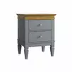 Тумба прикроватная "Ольса-С" 02 (серый 7042-антик 24)