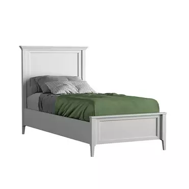 Кровать "Квадро-С" 90 (белый лак)