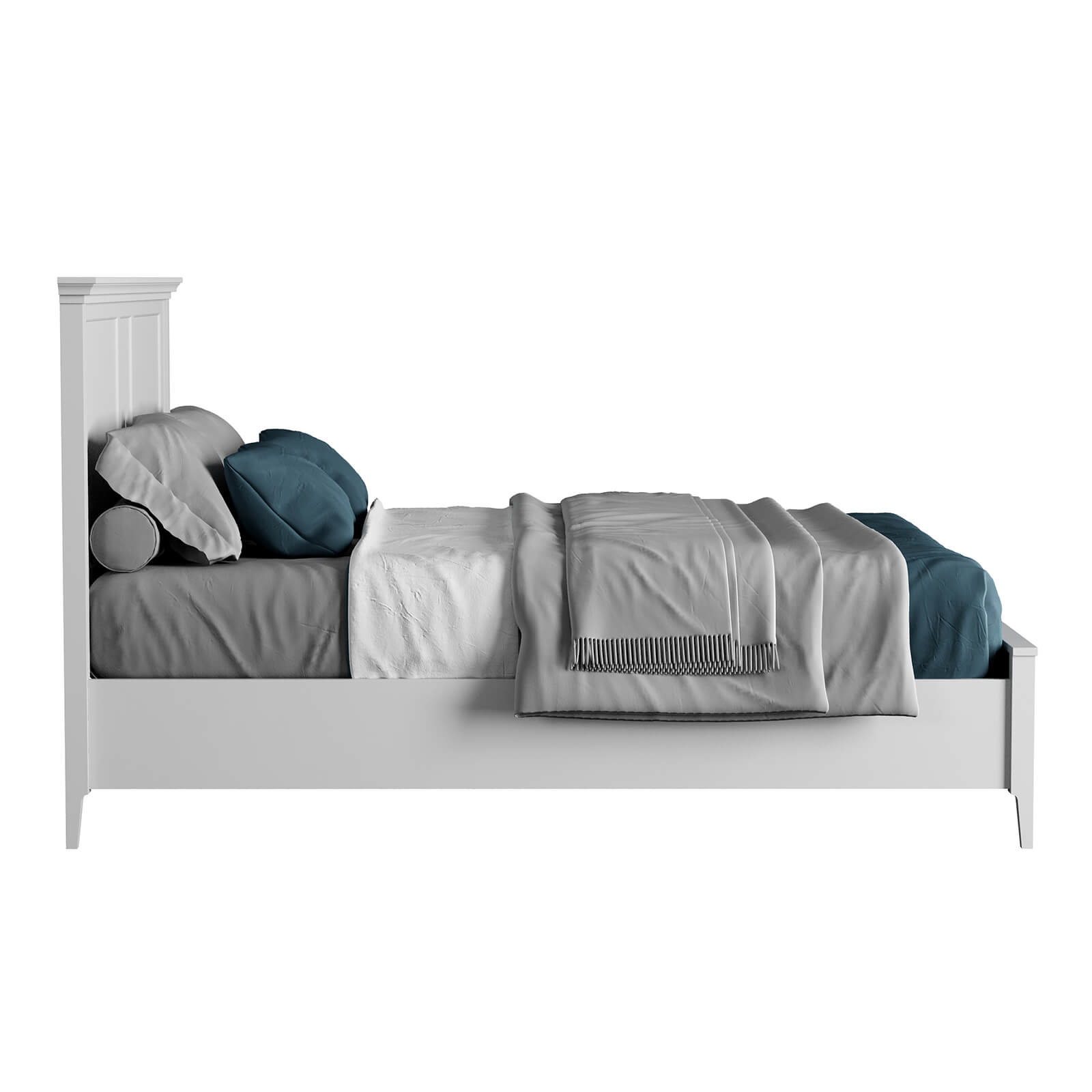 Кровать "Квадро-С" 180 (белый лак)