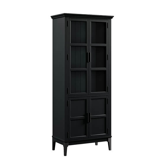 Шкаф для посуды «Квадро-С» 22GT-185 (блэк 9)