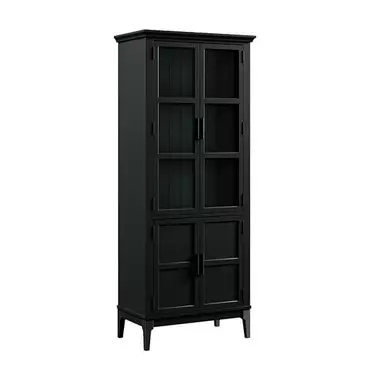 Шкаф для посуды «Квадро-С» 22GT-185 (блэк 9)