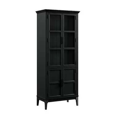 Шкаф для посуды «Квадро-С» 22GT-185 (блэк 9)