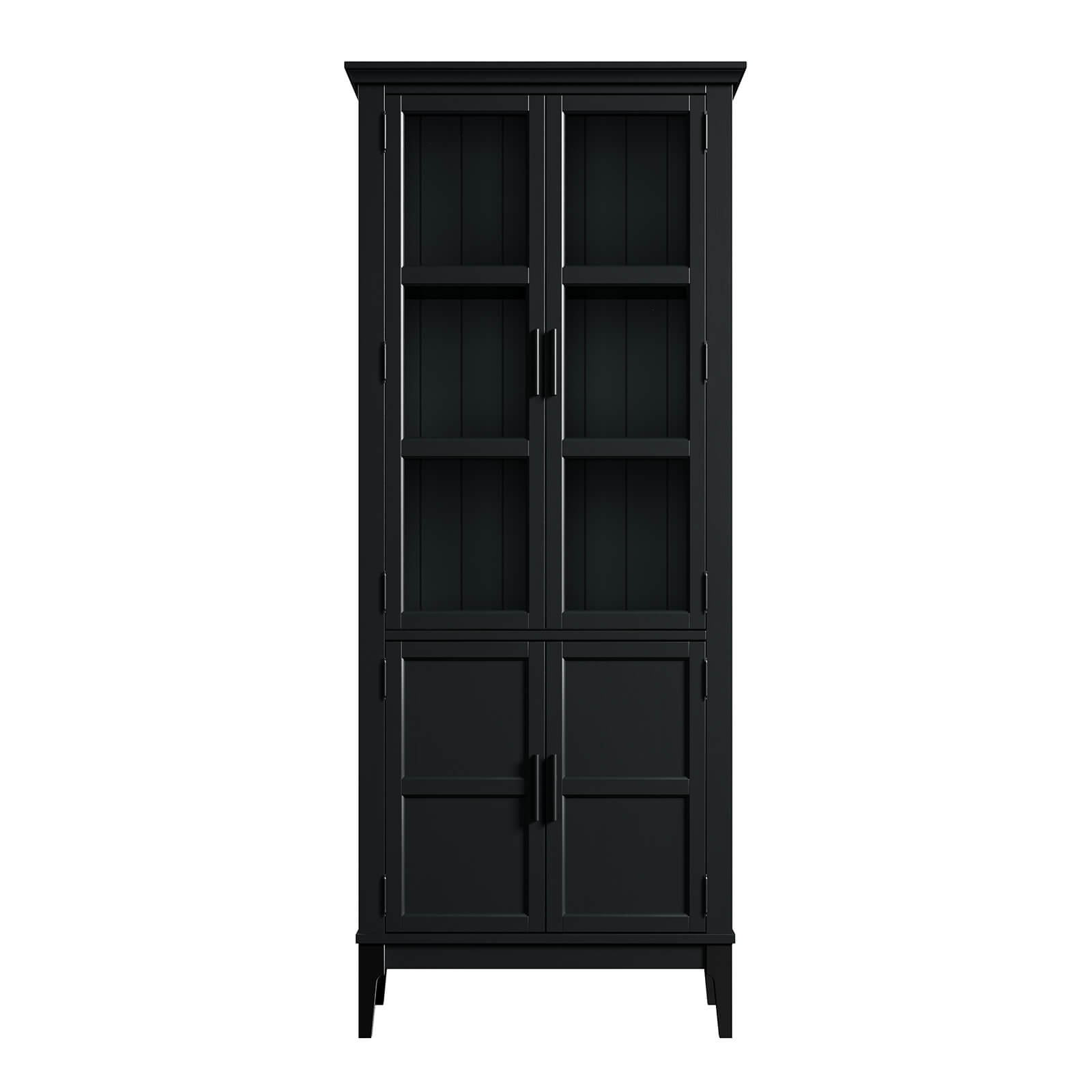 Шкаф для посуды «Квадро-С» 22GT-185 (блэк 9)