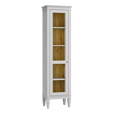 Шкаф для посуды "Ольса-С" 100Л (белый лак)