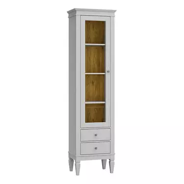 Шкаф для посуды "Ольса-С" 102Л (белый лак)