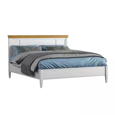 Кровать "Ольса-С" 180 (белый лак-антик 24)