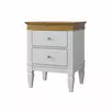 Тумба прикроватная "Ольса-С" 02 (белый лак-антик 24)