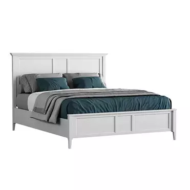 Кровать "Квадро-С" 180 (белый лак)