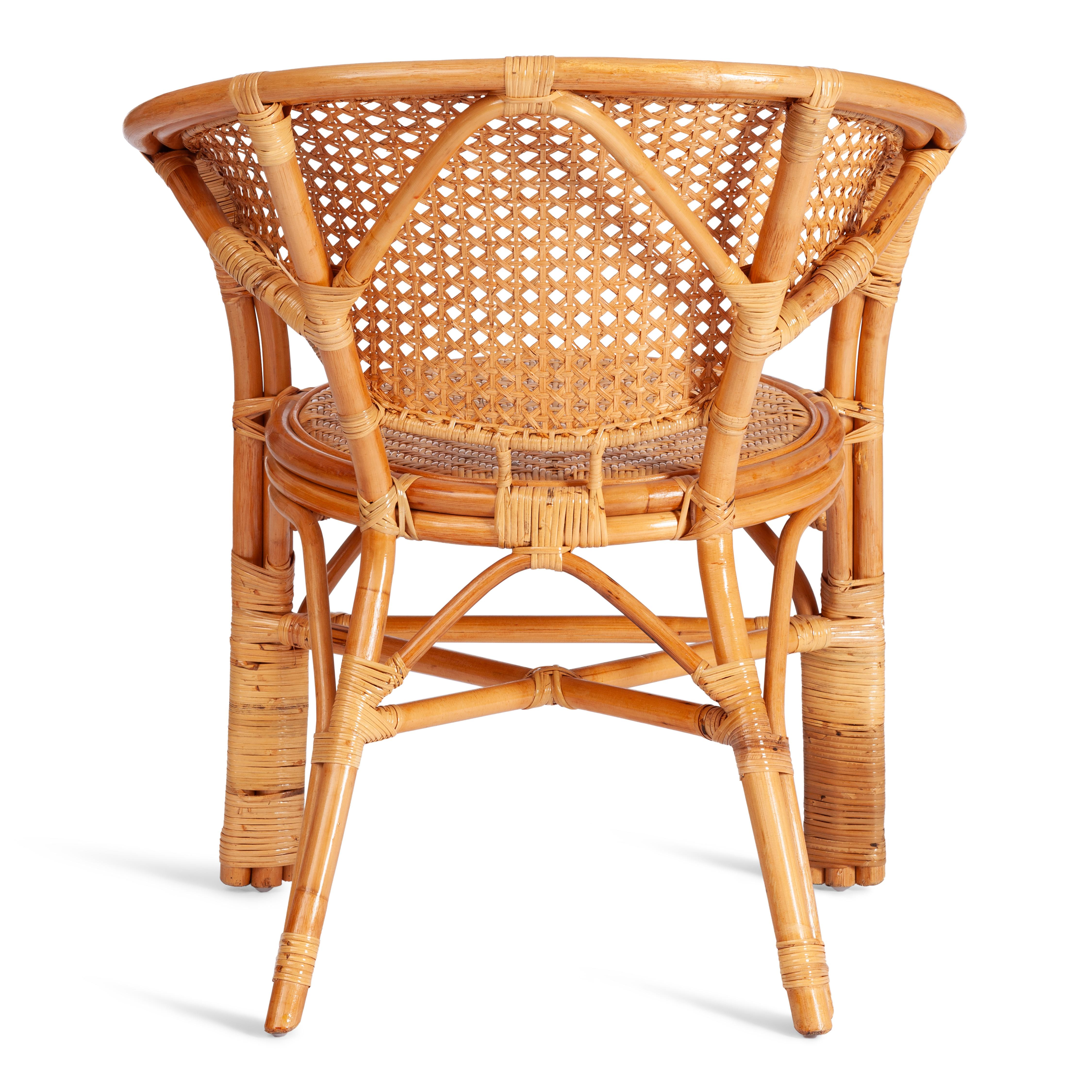 ТЕРРАСНЫЙ КОМПЛЕКТ "PELANGI" (стол со стеклом + 2 кресла) /без подушек/