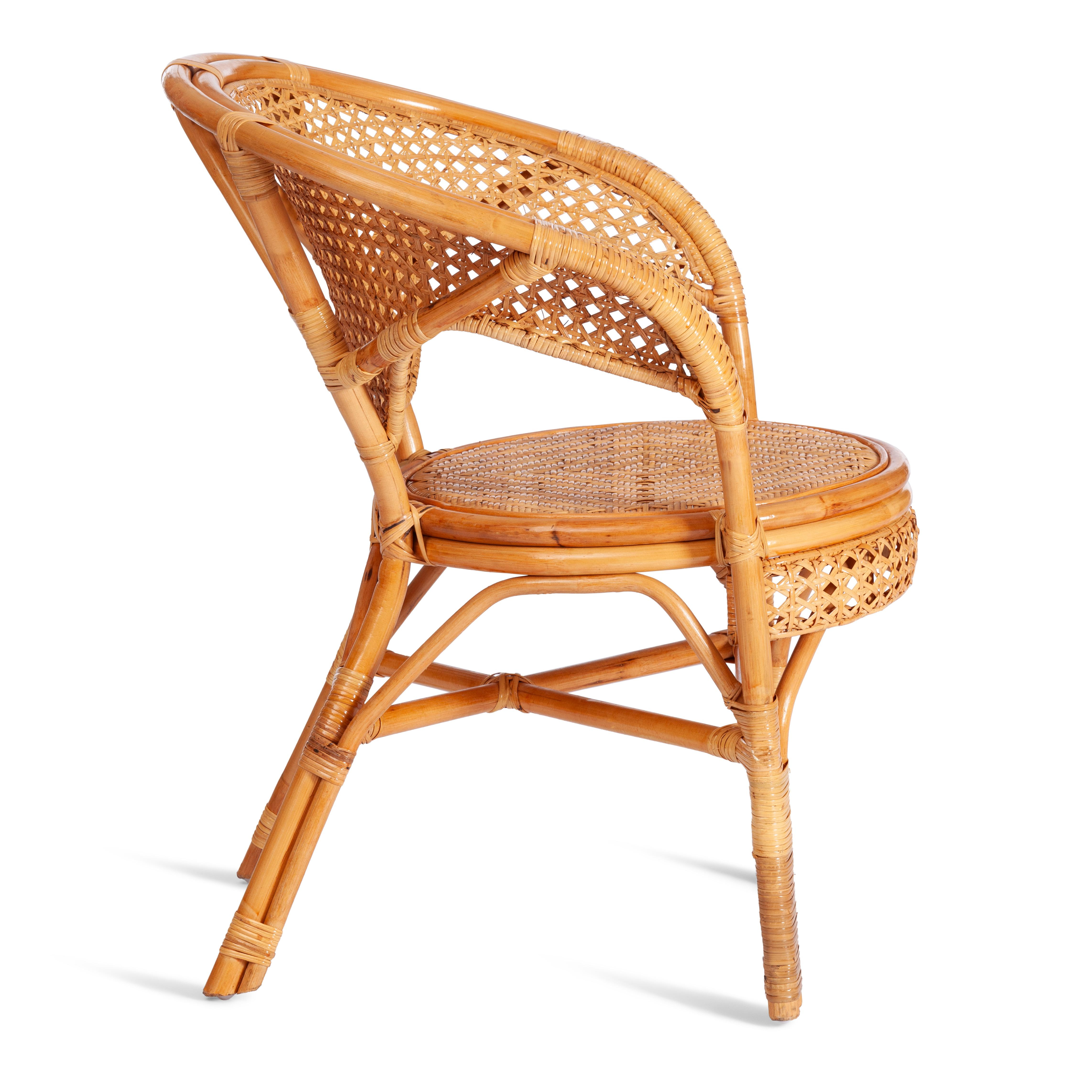 ТЕРРАСНЫЙ КОМПЛЕКТ "PELANGI" (стол со стеклом + 2 кресла) /без подушек/