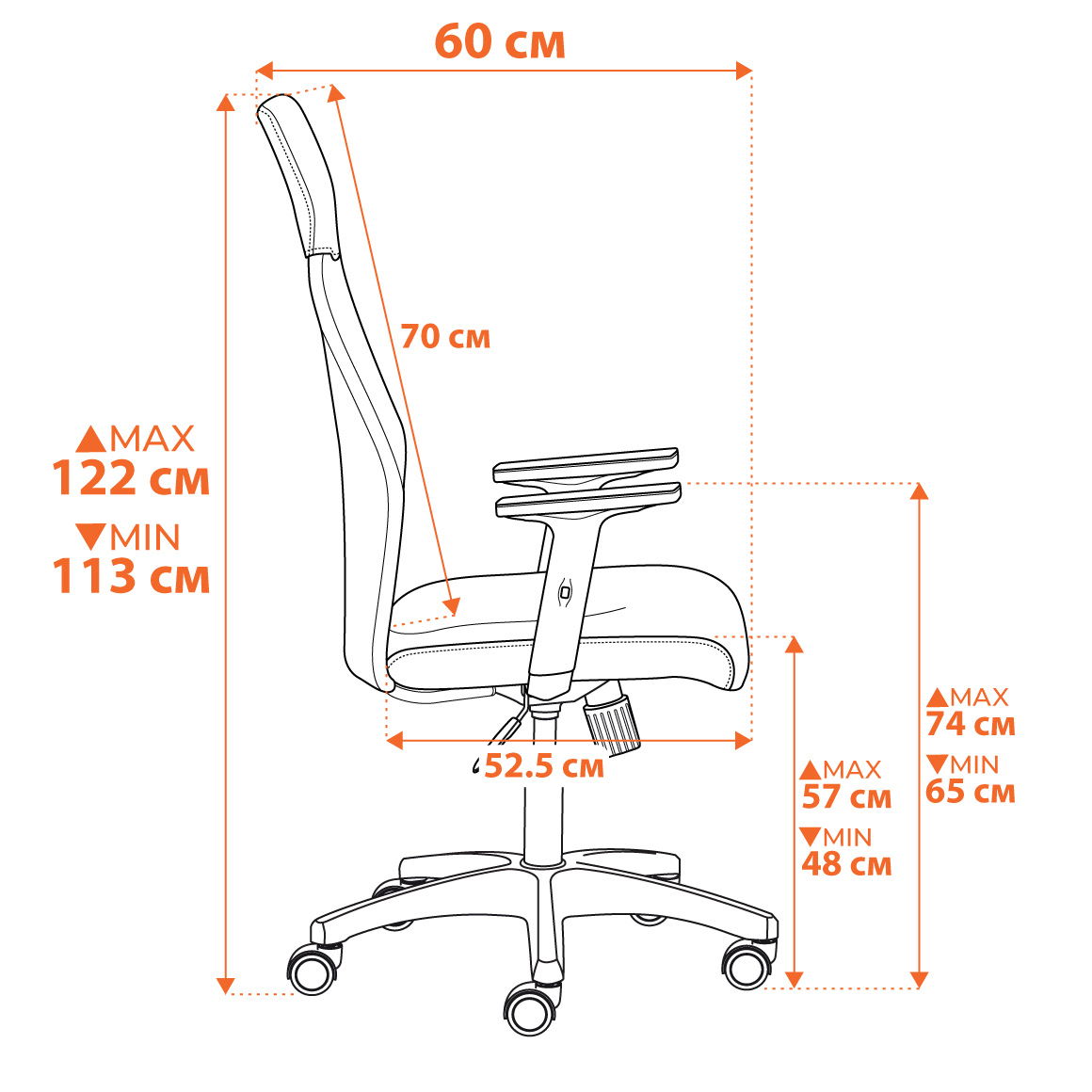 Кресло PRACTIC PLT