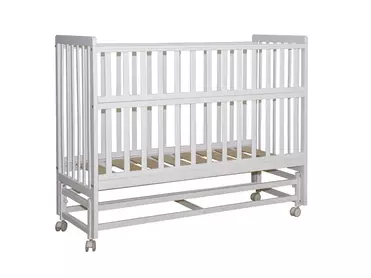 Кровать-маятник белый Albero НИК 2б