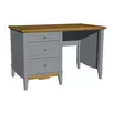 Стол письменный 3 ящика Пенни 03 серый 7046-антик 24