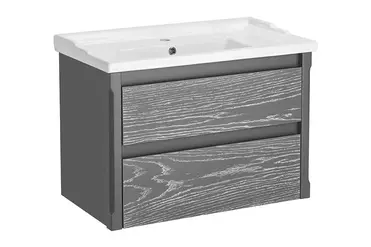 Тумба Лорена 80 Grigio подвесная