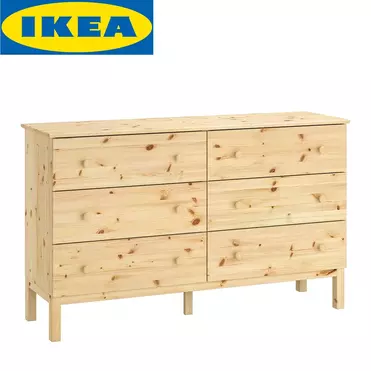   Комод массив сосны Тарва (6 ящиков) 047.02.35  